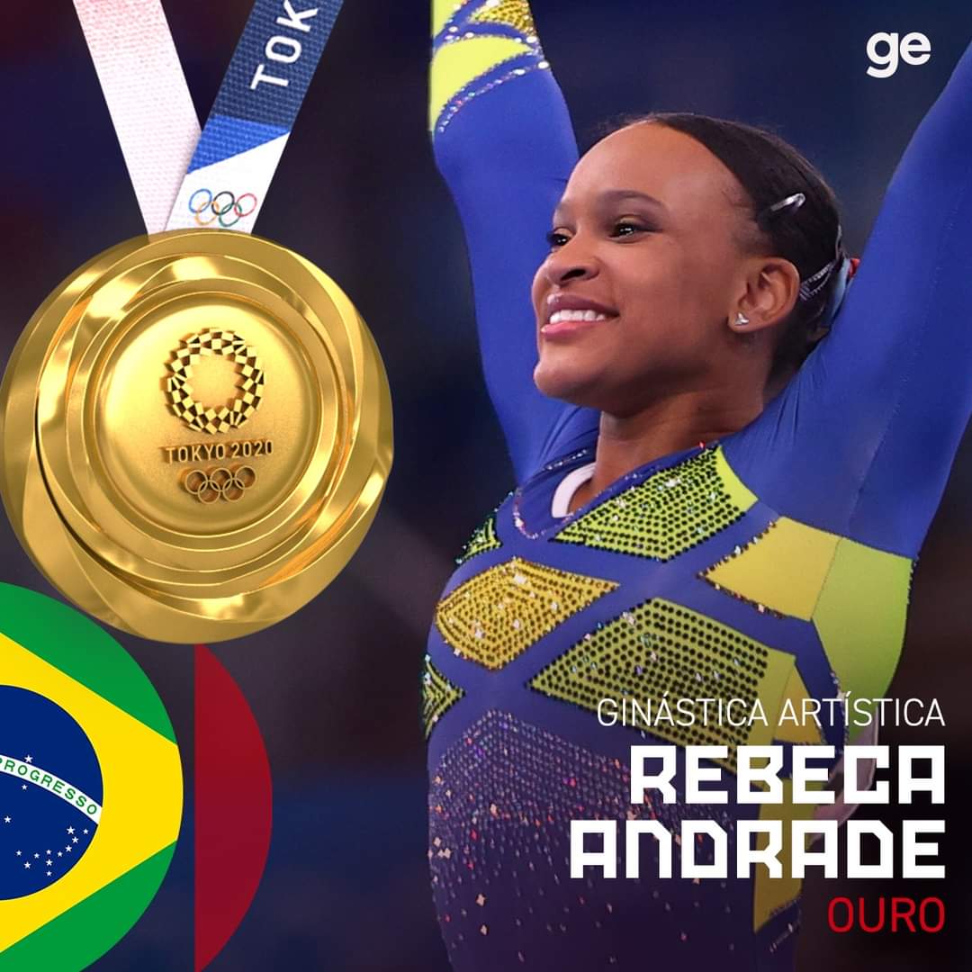 Rebeca Andrade Leva Medalha De Ouro No Salto E Faz História Nos Jogos ...